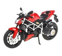 HFMXZHI Modello in scala di moto Modellini Di Motociclette Giocattolo In Scala 1:12, Regali Compleanno Per DUCATI Streetfighter V4, Pressofusi, Hobby Da Collezione(Red)