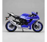 HFMXZHI Modello in scala di moto Modellino Di Moto Da Cross In Scala 1/12, Auto Giocattolo Collezione, Regalo, Produzione Statica Tramite Pressofusione Per Yamaha YZF-R1(Blue)