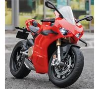 HFMXZHI Modello in scala di moto Modellino Di Moto In Lega Pressofusa, Suono, Luce, Fuoristrada, Collezione, Decorazione, Regalo 1:9 Per Ducati Panigale V4S