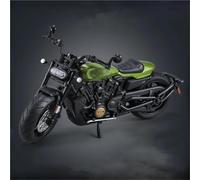 HFMXZHI Modello in scala di moto Modellino Di Moto Pressofuso In Lega Leggera Con Suono Simulazione, Regalo Compleanno In Scala 1:12 Per Harley, Per Davidson E Per Sporter S(Vert)