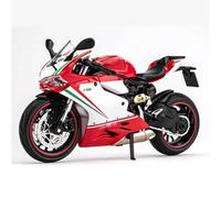 HFMXZHI Modello in scala di moto Modellino Di Motocicletta Con Suono, Luce E Ornamento, Giocattolo, Regalo, Scala 1:12, Per Ducati 1199 Panigale, In Lega Pressofusa, Da Corsa(Red)