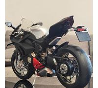 HFMXZHI Modello in scala di moto Modellino Pressofuso In Lega 1/6 Per Moto Da Corsa Per Ducati V4SP2 Giocattoli Decorativi, Regalo Di Compleanno(Black)