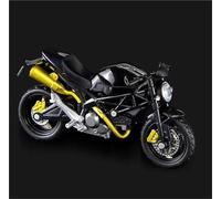 HFMXZHI Modello in scala di moto Modelo De Motocicleta Aleación Per Ducati Monster 795 A Escala 1:18, Coche Juguete Fundido A Presión, Regalo Cumpleaños, Colección Coches(Black)