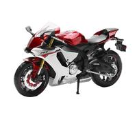 HFMXZHI Modello in scala di moto Ornamenti Regalo Con Base In Lega Pressofusa Per Collezione Di Auto Giocattolo Moto In Miniatura 1/12 Per Yamaha YZF-R1(Red)