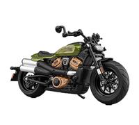 HFMXZHI Modello in scala di moto Simulazione Di Modello Moto In Scala 1/12 Per Harley Per Sportster S Lega Pressofusa Street Racing(Vert)