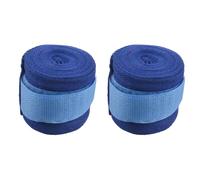 Hfourhnik 2 pz 2,5 m Eslatic Cotone Sport Cinghia Benda per Muay Thai Taekwondo Wrap Blu