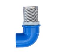 HFRSE 1pcs 20mm 25mm 32mm PVC Elbow Filter for Garden Irrigation Water Pump Inlet Fillter Aquarium Pipe Fittings(Blue,25mm)