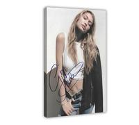 HFSEZP Gigi Hadid - Poster su tela, decorazione artistica da parete per soggiorno, camera da letto, 20 x 30 cm