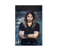 HFSEZP Jared Leto - Poster su tela, decorazione artistica da parete per soggiorno, camera da letto, 50 x 75 cm
