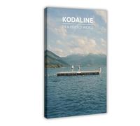 HFSEZP Kodaline - Poster su tela, motivo: In A Perfect World, decorazione per camera da letto, ufficio, camera da letto, regalo, 50 x 75 cm