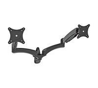 HFTEK® DS124WB Supporto da parete per doppio dual 2 Monitor TV Display Staffa da Parete Wall Mount Bracket