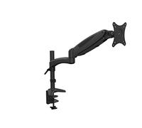 HFTEK® GM112D Nero Supporto da tavolo per Monitor TV montaggio da tavolo Supporto da scrivania desk mount bracket gas spring arm per schermo 15 - 27 pollici con VESA 75/100