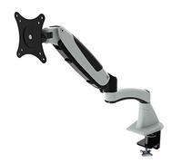 HFTEK GM112F Bianco Supporto da tavolo per Monitor TV montaggio da tavolo Supporto da scrivania desk mount bracket gas spring arm per schermo 15" - 27" pollici con VESA 75/100