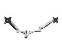 HFTEK - Supporto da parete per 2 schermi da 15-27" con VESA 75/100 (HF124WW)