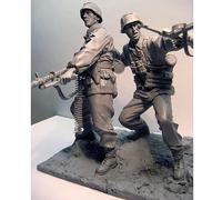 HFVUYAR 1/16 WWII German Soldier Resin Soldier Model Kit Non Verniciato e Non assemblato Modello in Resina //h7J5S1