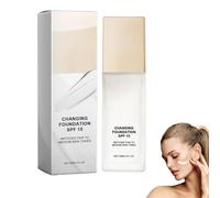 HFVUYAR Fondotinta Skye Color Changing Magic, BB Cream dal Tono Caldo impeccabile per Tutto Il Giorno, Regolazione Automatica del Tono, Naturale e Leggero, Adatto a Tutte Le età della Pelle