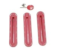 HFWRDVJCM 3 Pezzi/Set Accessori Professionali for tavola da Surf Scatola for Pinne tavola da Surf Coda timone Fessura Pinna da Surf(Red)