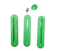 HFWRDVJCM 3 Pezzi/Set Accessori Professionali for tavola da Surf Scatola for Pinne tavola da Surf Coda timone Fessura Pinna da Surf(Green)