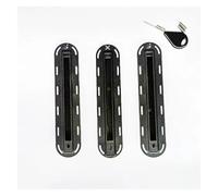 HFWRDVJCM 3 Pezzi/Set Accessori Professionali for tavola da Surf Scatola for Pinne tavola da Surf Coda timone Fessura Pinna da Surf(Black)