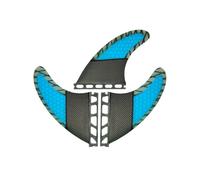 HFWRDVJCM Nuove Pinne da Surf Semi-Carbonio MFG3 S/G5 L Future Blue Honeycomb | Leggere | Prestazioni migliorate for Il Surf