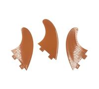 HFWRDVJCM Pinne da Surf G5 Pinne FCS Pinne M Tri Fins Pinna da Surf in plastica for shortboard Thruster Set di 3 Pinne in Nylon Surf(Yellow)