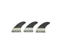 HFWRDVJCM Pinne Thruster Surf Carbon Honeycomb e Pinne in Fibra di Vetro for Tavola da Surf AM2 SuperE Rasta FINS(Yellow)