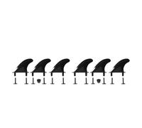 HFWRDVJCM Set di 3 Pinne morbide Portatili for tavola da Surf, Pinne morbide Leggere, Kit di Montaggio for tavola da Paddle, Accessori for Il Surf(2 Set)