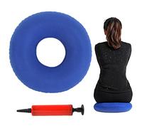 HFYMXNB Cuscino gonfiabile，Ciambella emorroidi，Cuscino sedia ufficio，Cuscino Emorroidi Gonfiabile per Auto, Divani, Uffici e Sedie a Rotelle,Blu