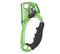 HFYSGVO Accessori for moschettoni da Campeggio for Accesso Verticale con Corda 8-13 mm, bloccante Manuale for Esterni(Green Right Hand)