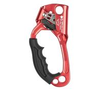 HFYSGVO Accessori for moschettoni da Campeggio for Accesso Verticale con Corda 8-13 mm, bloccante Manuale for Esterni(Red Left Hand)