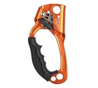 HFYSGVO Accessori for moschettoni da Campeggio for Accesso Verticale con Corda 8-13 mm, bloccante Manuale for Esterni(Orange Left Hand)