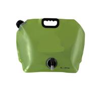 HFYSGVO Borsa for l'acqua Pieghevole Portatile da 8 Litri, Serbatoio di Grande capacità for Campeggio, Picnic, Spessa e Morbida, con Contenitore for Rubinetto(Green)