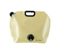 HFYSGVO Borsa for l'acqua Pieghevole Portatile da 8 Litri, Serbatoio di Grande capacità for Campeggio, Picnic, Spessa e Morbida, con Contenitore for Rubinetto(Khaki)