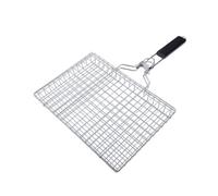 HFYSGVO Cestello for griglia Antiaderente in Acciaio Inox 304 for Barbecue, Tappetino for Grigliare Carne, Verdure, bistecche, Picnic, Feste(Round 1pc)