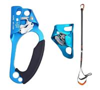 HFYSGVO Dispositivo di risalita for Arrampicata su Roccia all'aperto, Maniglia for Alpinista, Corda Sinistra/Destra, Strumenti(Suit Blue)
