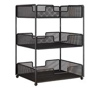 HFYSGVO Organizzatore da scrivania, scaffale portadocumenti ufficio, supporto for documenti A4 multistrato, leggio in ferro(3 layers-w)