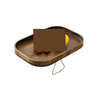 HFYSGVO Tavolino con Clip for bracciolo del Divano, Vassoio Pieghevole in Legno, tavolino for TV, for Mangiare e Bere(A(30cm))