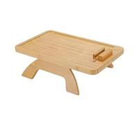 HFYSGVO Tavolino Laterale con Clip for divani Larghi, Vassoio Pieghevole Supporto for Telefono Girevole a 360° for Mangiare/Bere