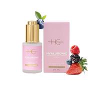 HG AESTHETICS Siero viso con acido ialuronico al 2%, siero anti-età con vitamina B5, cura rigenerante del viso, siero stimolante per la pelle radiante (30 ml)