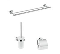HG Bagno Accessorio 3-teiliges Set Logis Universale Cromo