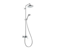 HG Croma 220 Showerpipe shower w.mixer
