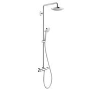 HG Croma Select E 180 Showerpipe wh/chr.
