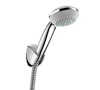 hansgrohe Crometta 85 Kit porte-douche Vario avec flexible de douche 125 cm, chromé, 27558000, 27558000