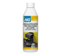 HG Decalcificante per Macchine da Caffè con Acido Citrico - Anticalcare Biodegradabile e Inodore per Macchine da Caffè Espresso e con Cialde - Flacone da 500 ml (323050108)