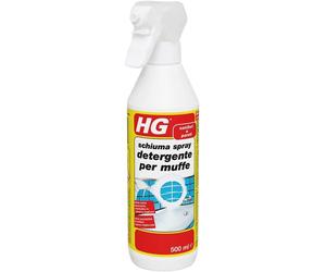 Hg- DETERGENT PER MUFFE -schiuma spray, rimuove macchie di muffa da pareti-500ml