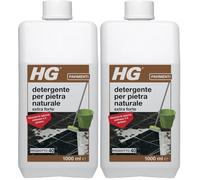 Hg Detergente Forte Per Pietra Naturale - 1 L (Confezione da 2)