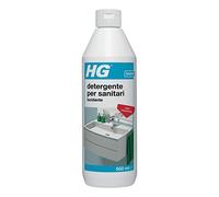 HG Detergente per Incrostazioni di Calcare, Ripristina la Brillantezza del Bagno, Utilizzabile su Lavandini, Docce, Vasche da Bagno e WC, 500 ml