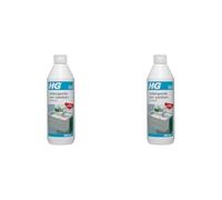 HG Detergente per Incrostazioni di Calcare, Ripristina la Brillantezza del Bagno, Utilizzabile su Lavandini, Docce, Vasche da Bagno e WC, 500 ml (Confezione da 2)