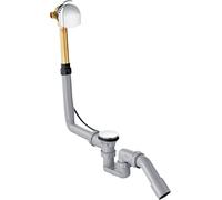 Hansgrohe Exafill bocca di erogazione per vasca da bagno con scarico e rubinetto di troppopieno set completo