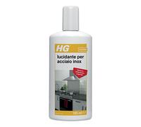 HG Lucidante per Acciaio Inox | Detergente e Protettivo per Pulire e Lucidare Superfici in Acciaio Inossidabile | 125 ml